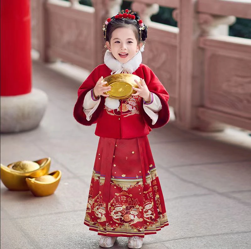 儿童汉服样品处理