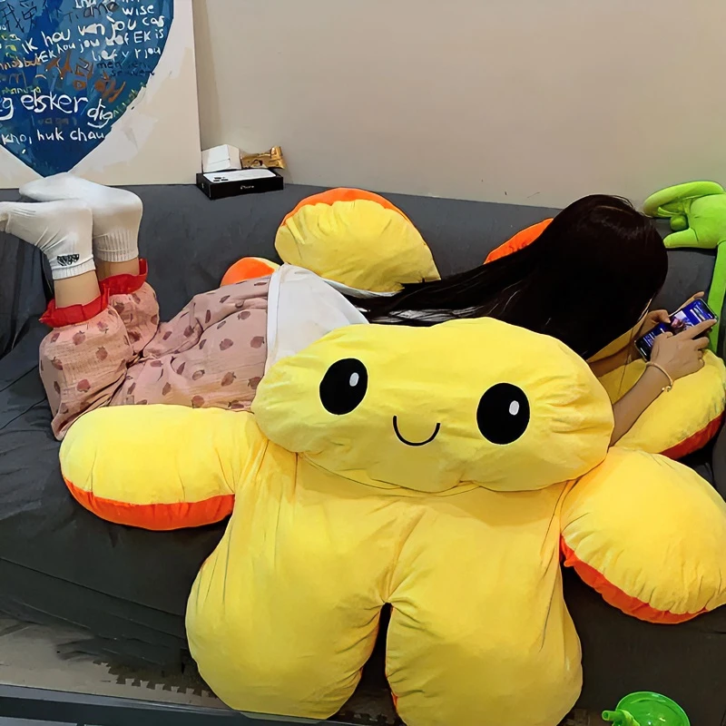 巨型章鱼抱枕大只双面自用反转搞怪创意双色章鱼公仔翻脸翻转巨大