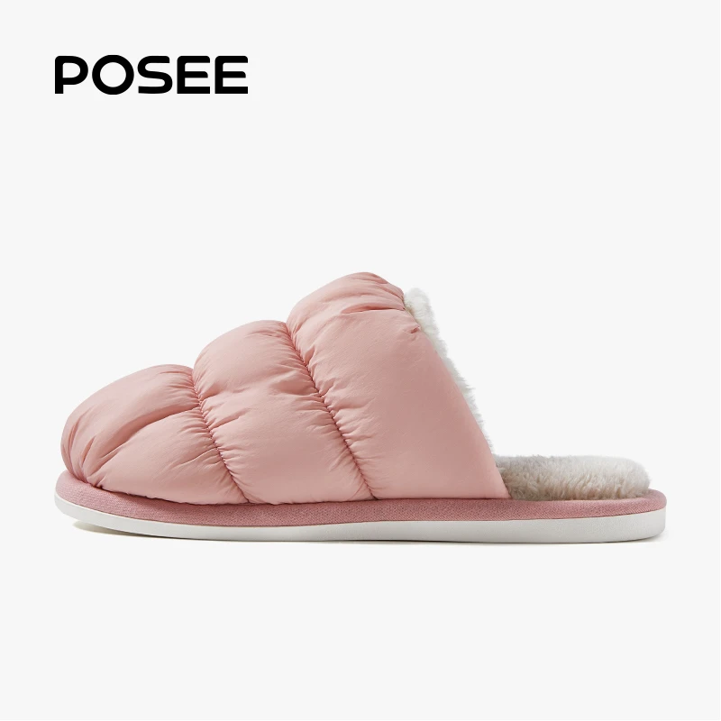 朴西云朵保暖秋冬棉拖居家情侣厚底防滑防风秋冬季棉鞋PS2038P