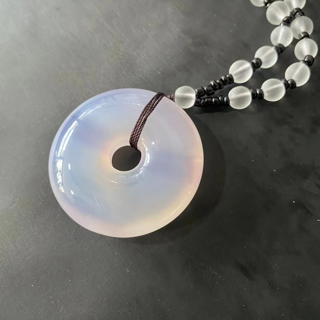精美缅甸高档玉石平安扣吊坠#546（多样性/随机发货）