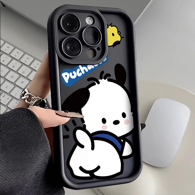 可爱摇尾小狗苹果华为oppo小米vivo手机壳iPhone15/14/1全包软套