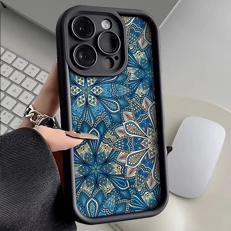 叮霖高级图腾适用iphone15/13苹果14手机壳华为vivo小米oppo套壳