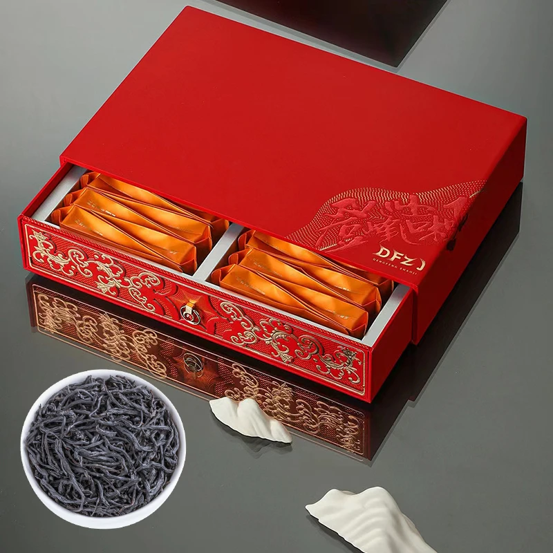 正山小种红茶茶叶新茶浓香型过新年送礼中秋佳品送长辈礼盒装250g