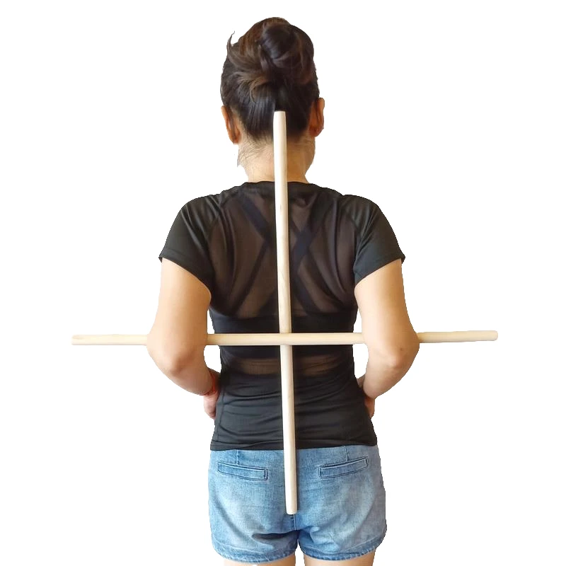 开背棍纠正矫正驼背神器棍舞蹈形体训练棍瑜伽辅助棒白蜡杆武术棍