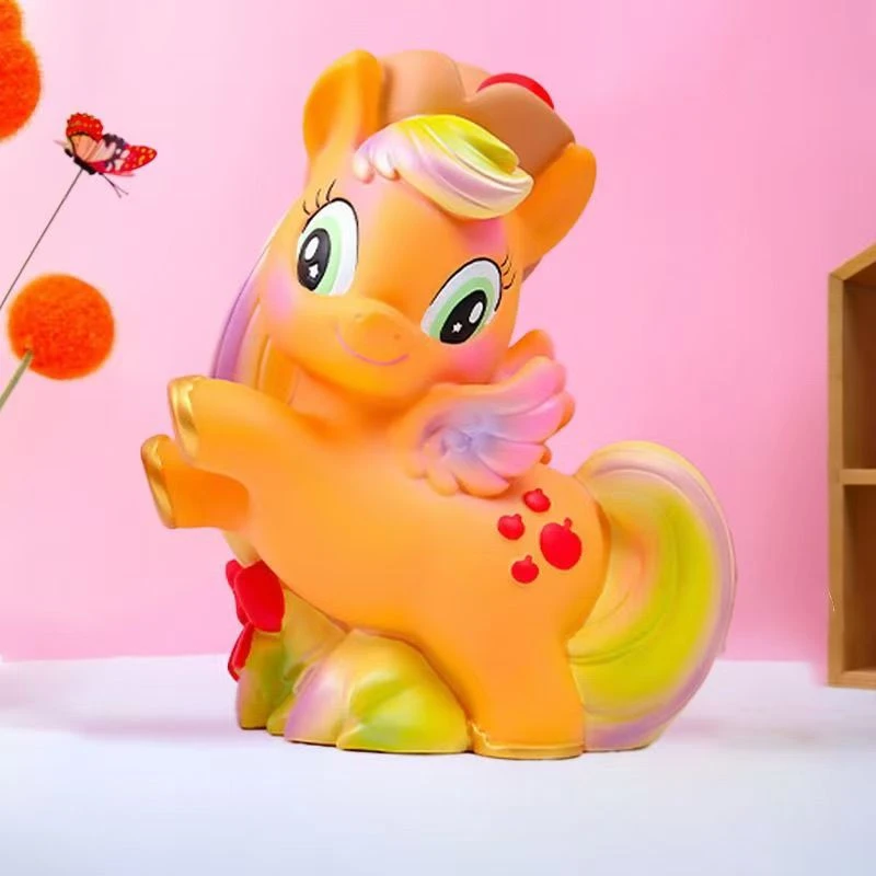 22cm大号小马宝莉真石膏娃娃手工涂色儿童益智玩具摆件礼物手办