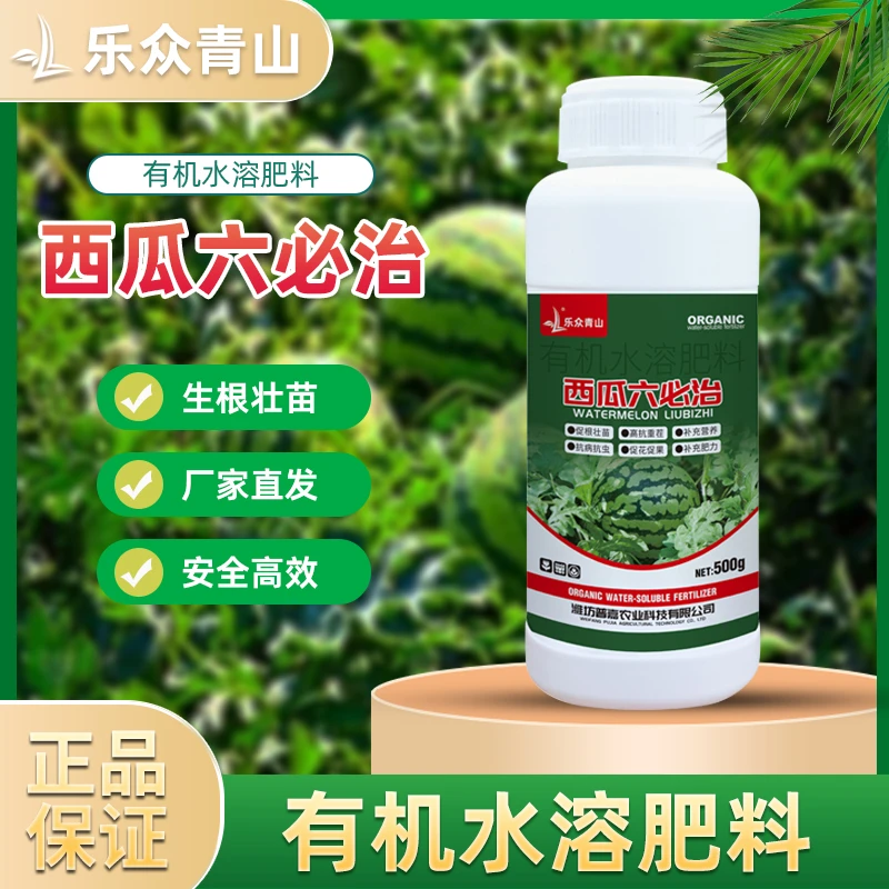乐众青山【西瓜六必治】复合微生物菌剂甜瓜哈密瓜作物专用叶面肥