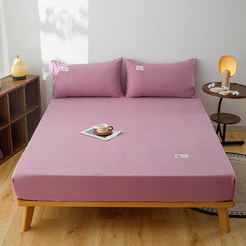 加厚全棉床笠床罩纯棉单件床垫保护罩亲肤防滑全包床单席梦思套