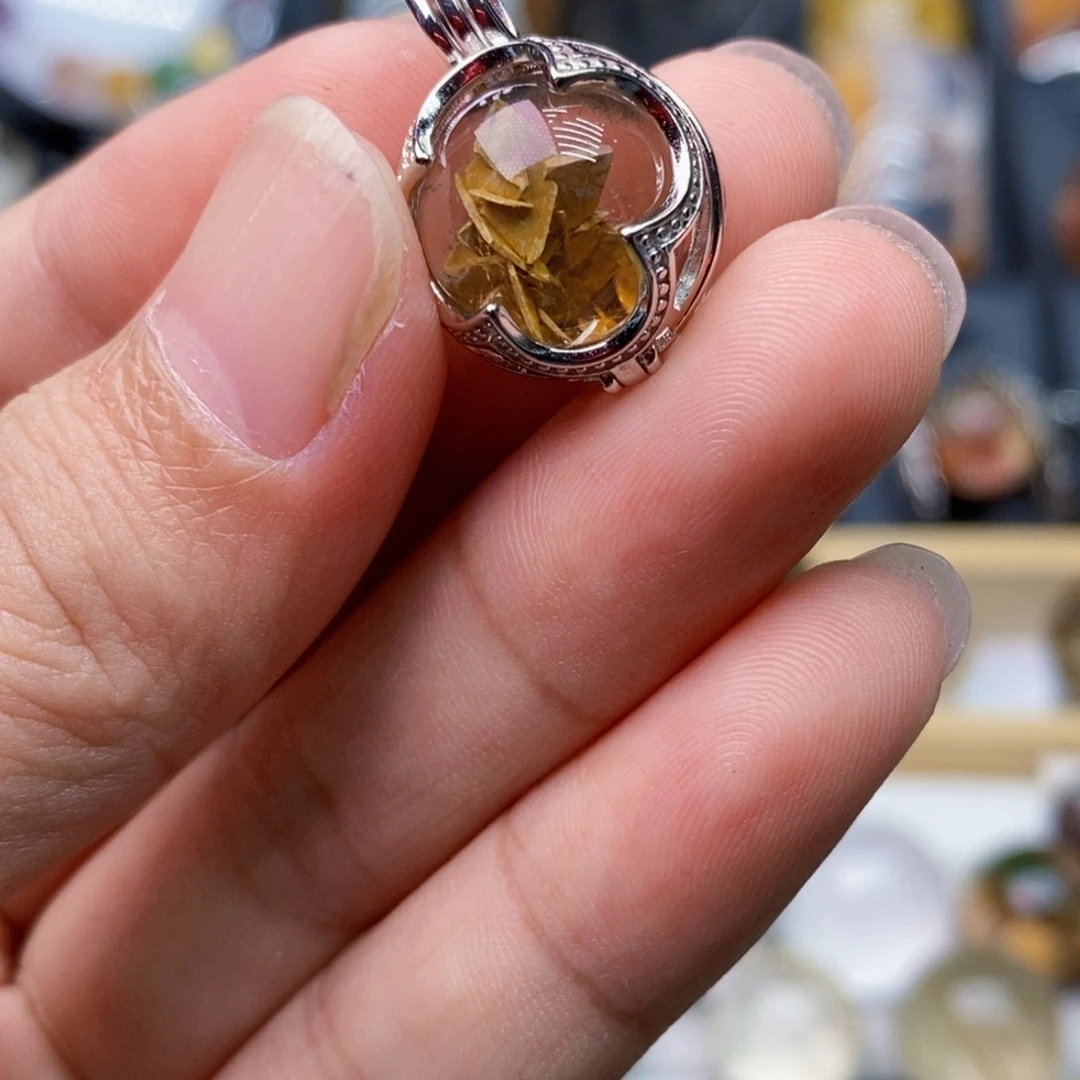 水晶珠宝半成品银S925镶嵌