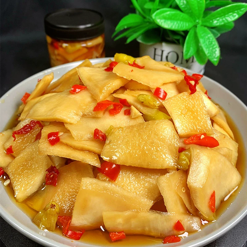 江西农家手工特色酸甜萝卜皮清脆爽口餐前开胃下饭菜小吃瓶装即食