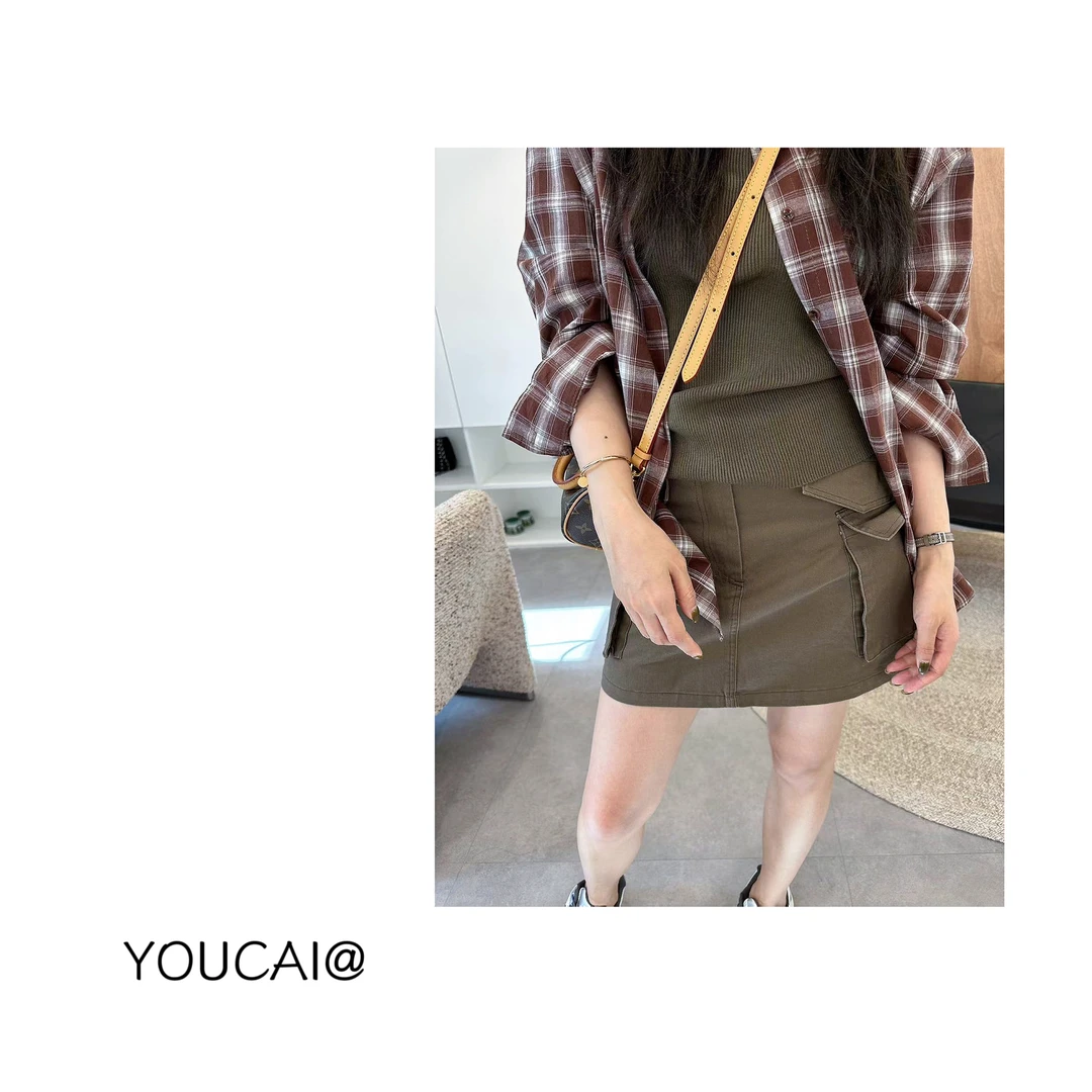 NO退！夏季短款工装短裙