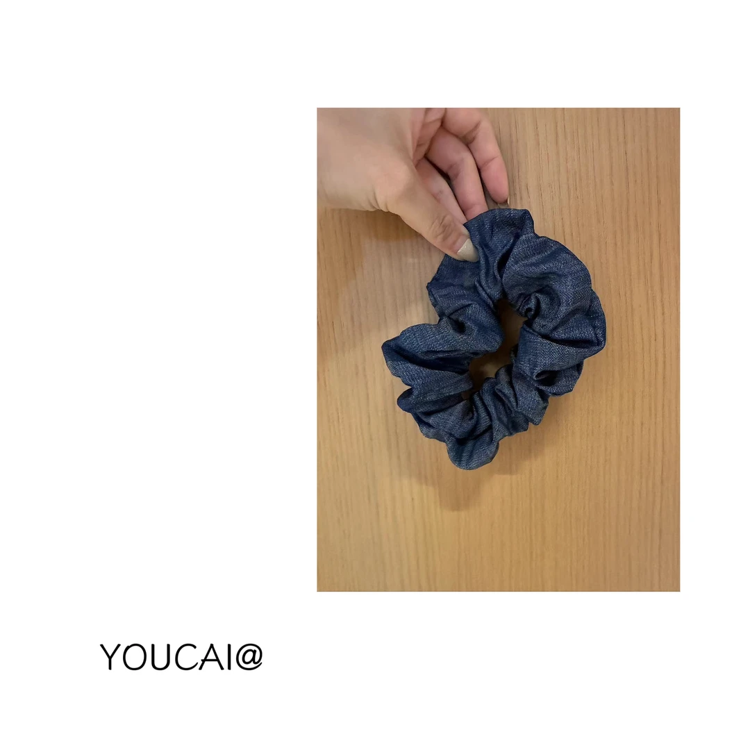 YOUCAI24 牛仔蓝发圈