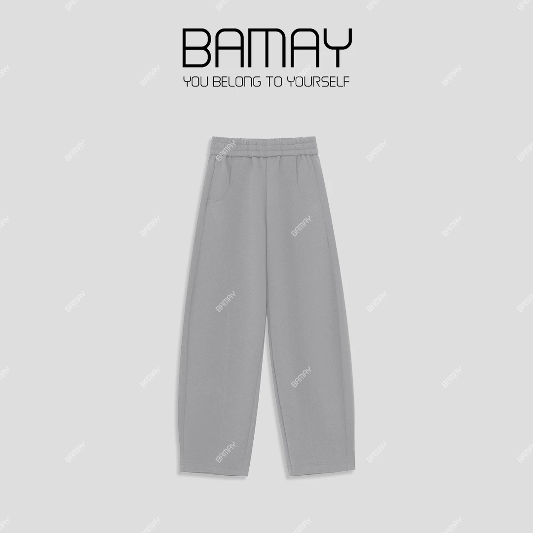【BAMAY】百搭时尚显瘦通勤休闲阔腿裤BM243PX140A