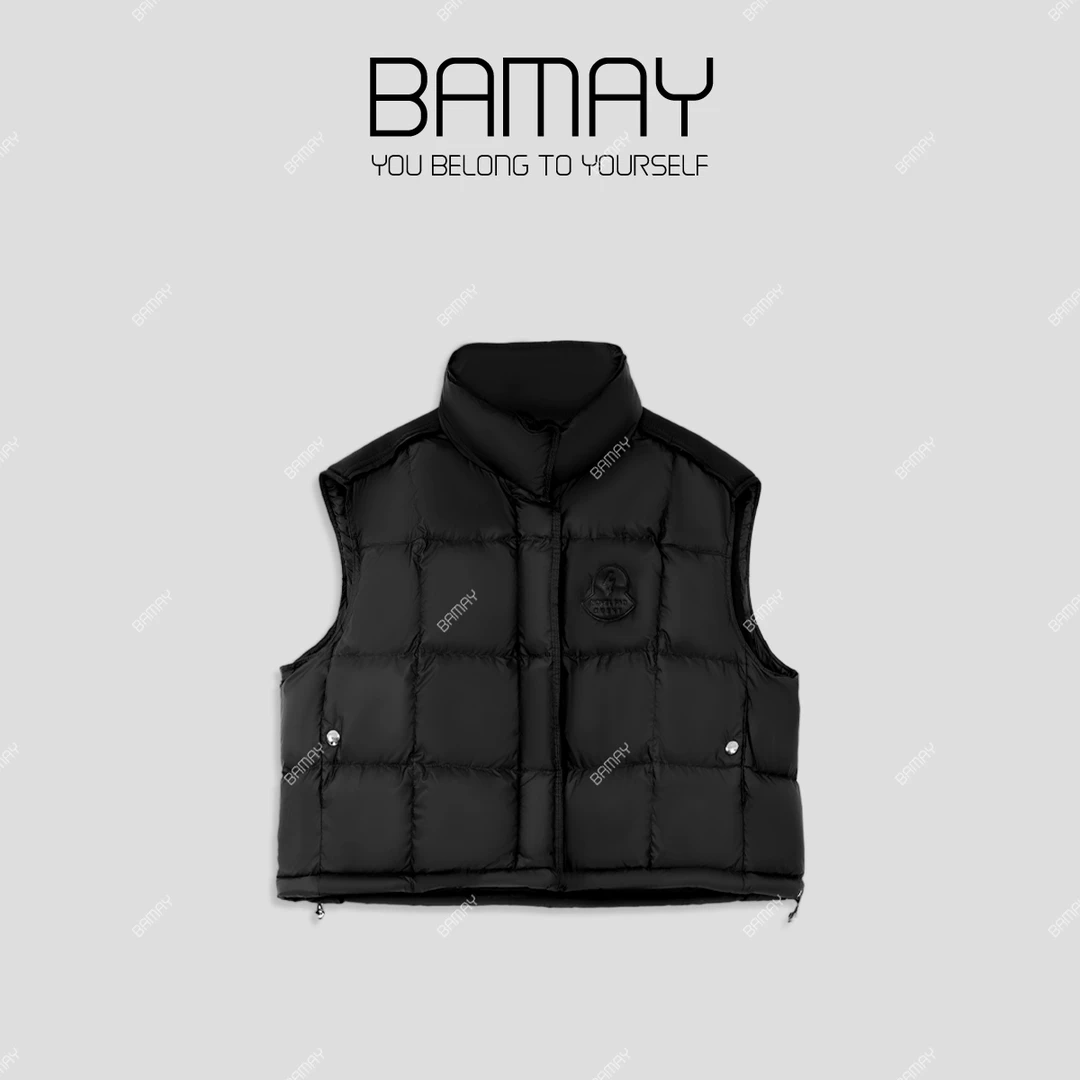 【BAMAY】冬季时尚百搭保暖马甲90白鸭绒羽绒马甲XH243YR12D