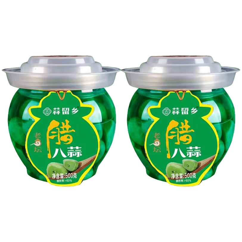 正宗山东腊八蒜醋泡绿蒜酸脆爽口下饭下酒大头蒜传统腌制即食老坛