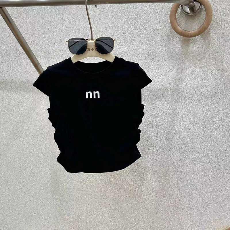 韩系2024夏季新款童装儿童短袖T恤男女童宽松上衣个性打底衫春夏