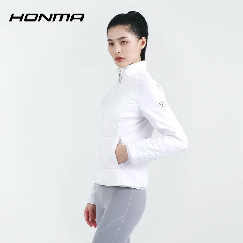 活力系列HONMA高领棉服外套修身运动 HWIQ201E105