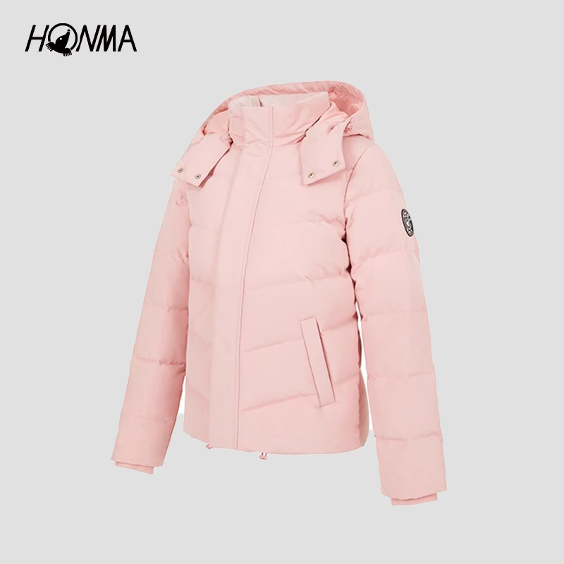 【活力系列】HONMA高尔夫服饰连帽防寒服女撞色休闲百搭HWIQ121E103
