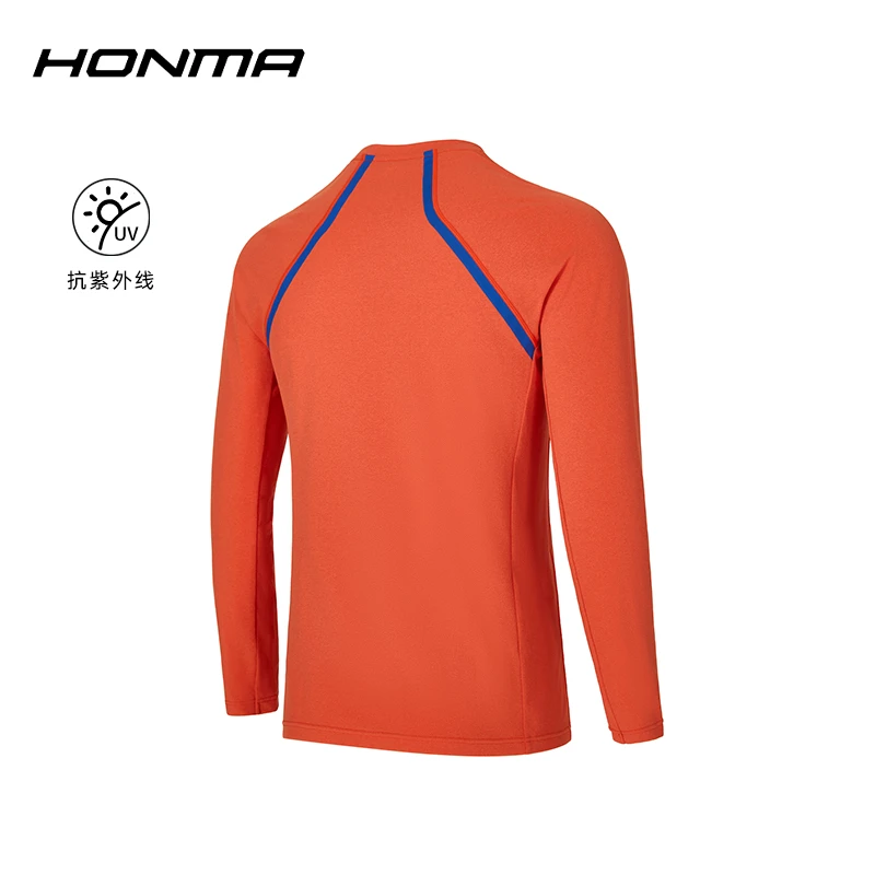 【都市机能】HONMA高尔夫服饰男士健身长袖T恤运动上衣HMIQ700L130