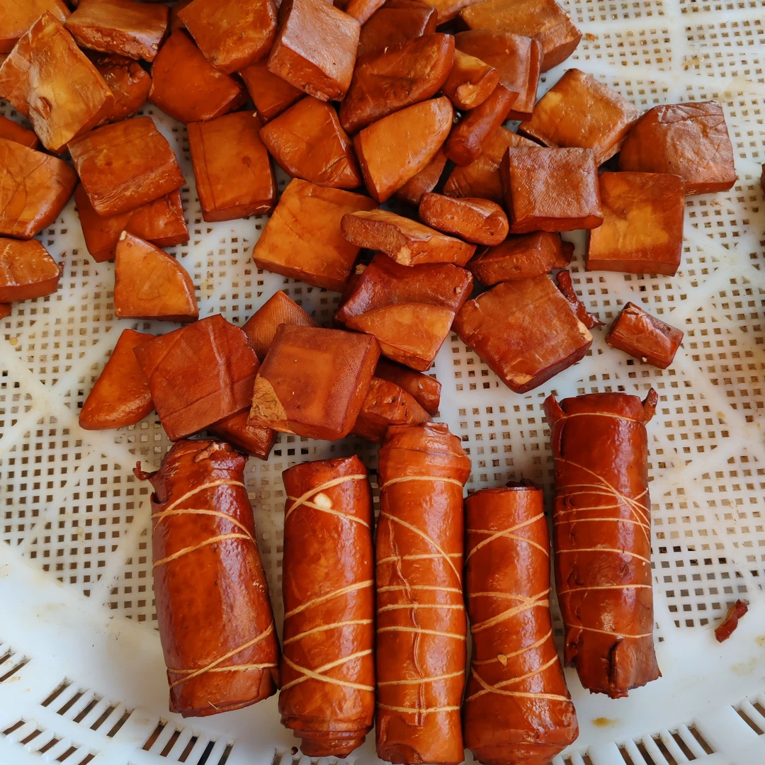 【卤香干卷卷豆腐赶集代购】湖南怀化农家绿色新鲜蔬菜