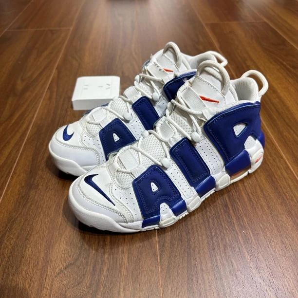 40码/公价2099/airmax皮蓬尼克斯白蓝篮球鞋/95新/无盒配盒发