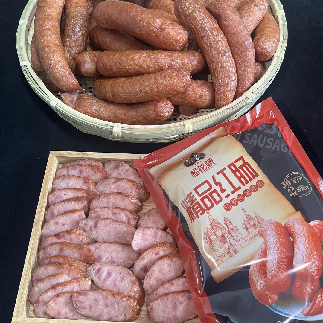 哈尔滨老味道 松花桥红肠500g/包 精品红肠 送东北特产盘肠