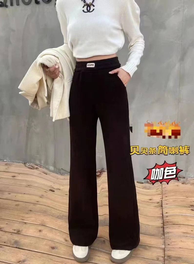 【大润自产】冬款奥粒绒  微喇 休闲裤