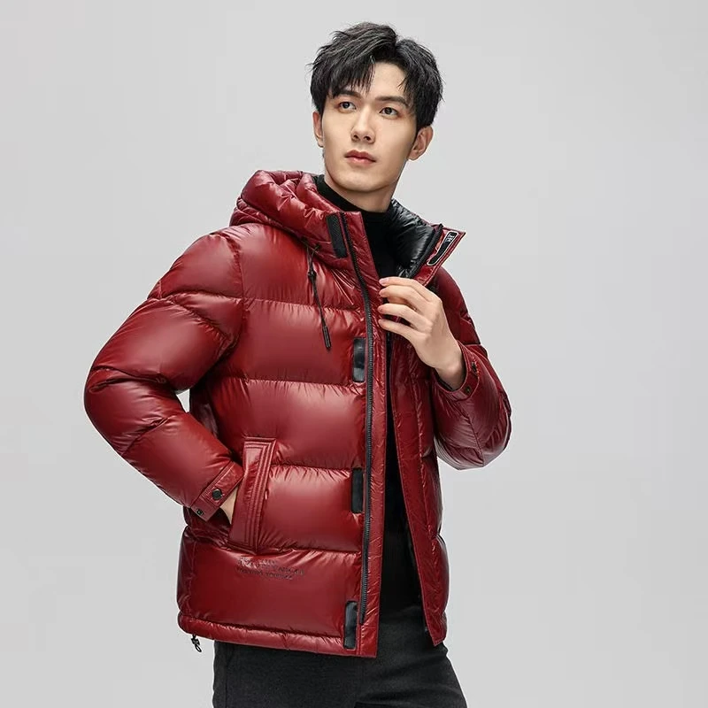 【大润】潮牌 情侣款免洗防寒连帽羽绒服930