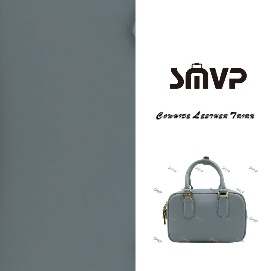 SMVP真皮女包 光面包 0143 蓝色