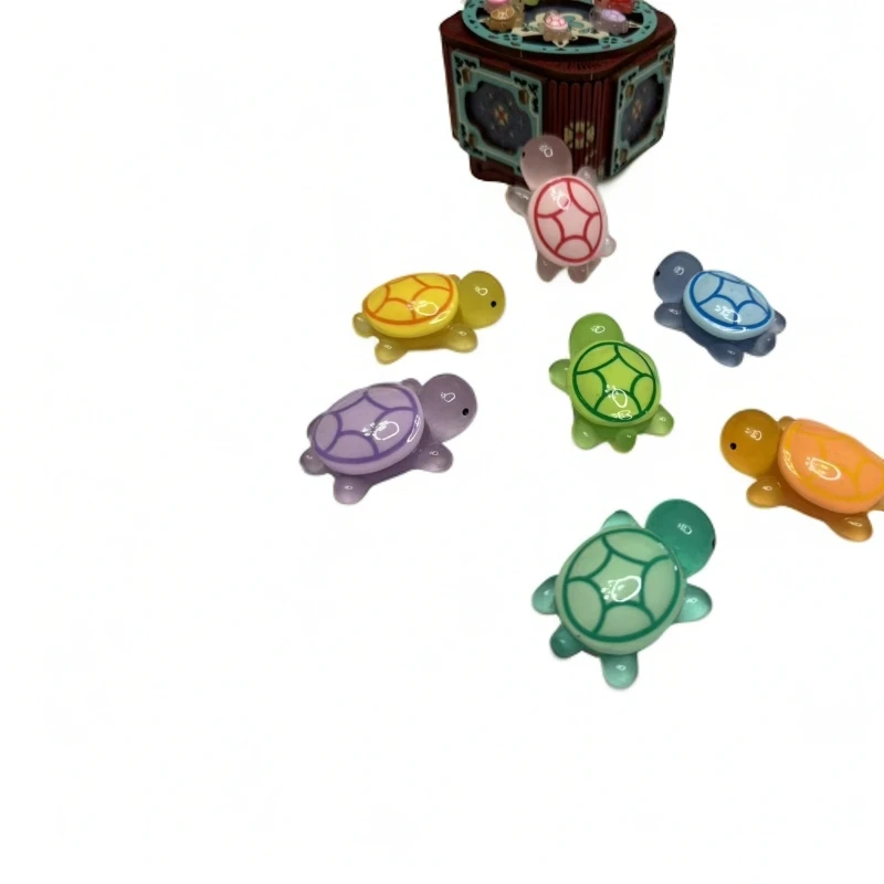 [直播拆】对对碰夜光DIY树脂可爱创意乌龟对对碰