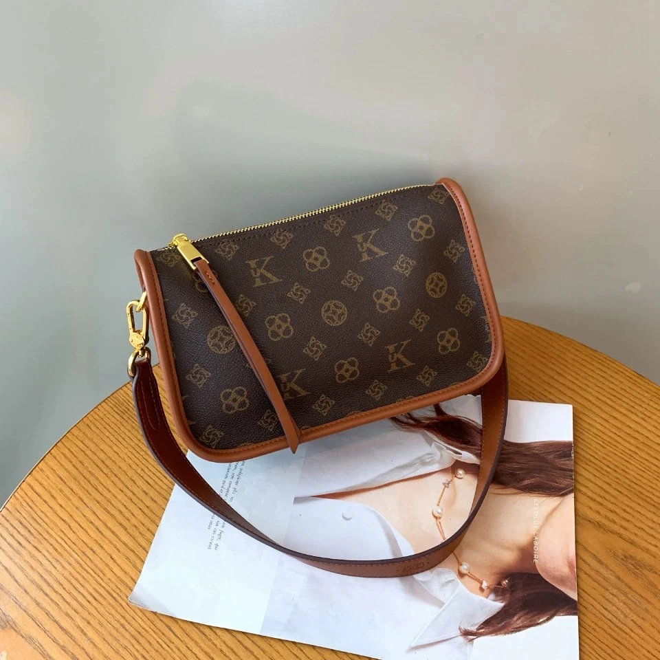 优库迪斯复古时尚女士包包潮流休闲腋下肩包经典枕头包法棍斜挎包