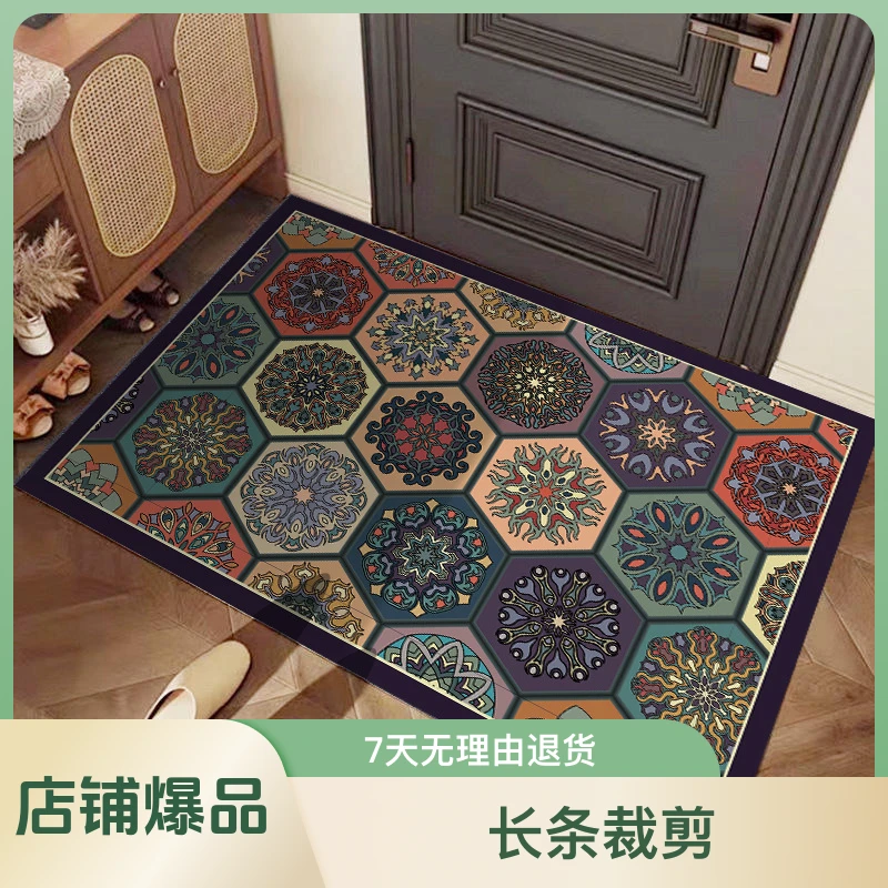 家用厨房卫生间吸水脚垫入户门地垫防水防油免洗油长条裁剪吸水垫