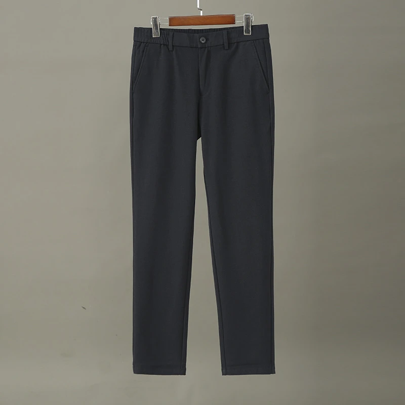 HK546剪标春秋季六面弹直筒裤时尚简约弹力百搭男士休闲裤