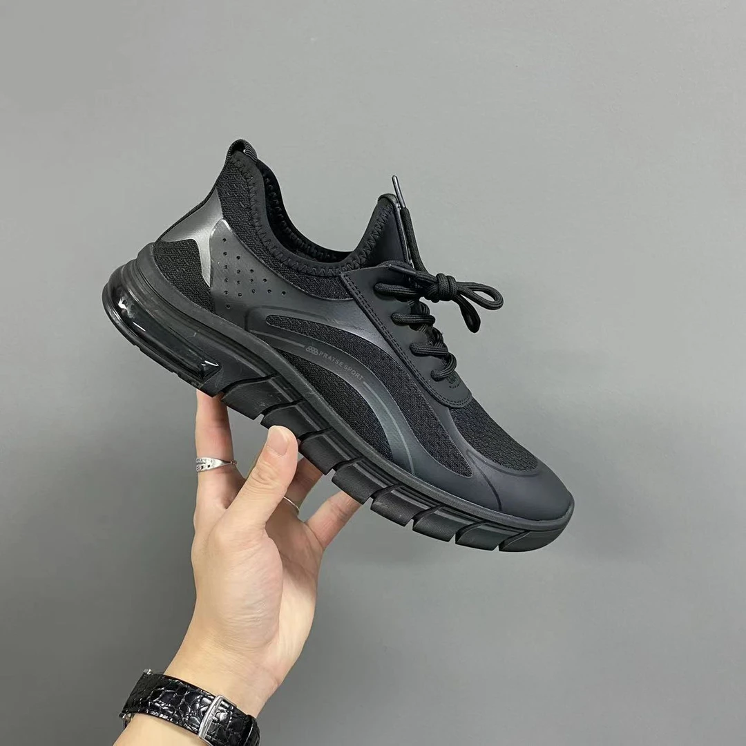 H816剪标夏季时尚百搭透气软底舒适系带休闲网面鞋