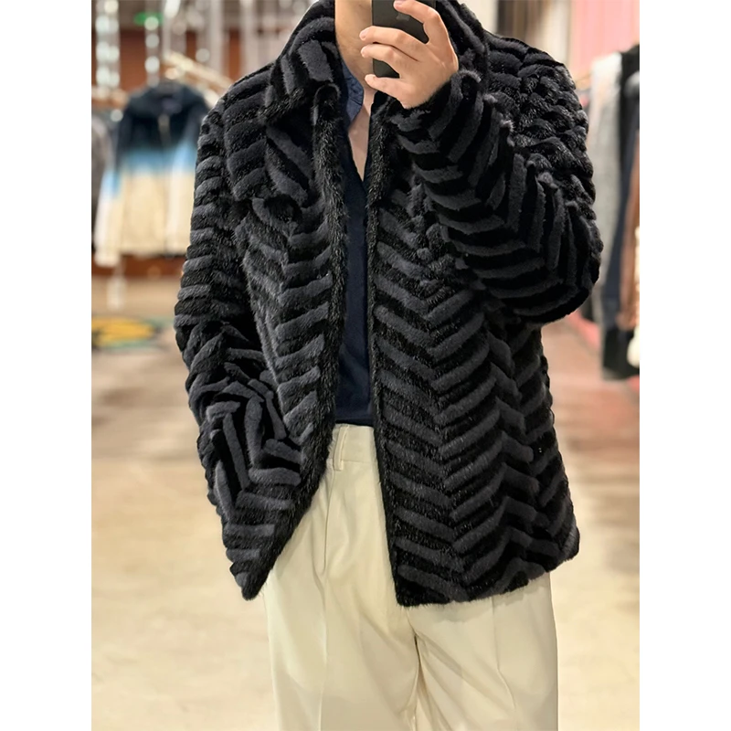 220000HKD”香港SVIP私享会 哥本哈根小公貂“手工艺术水貂夹克