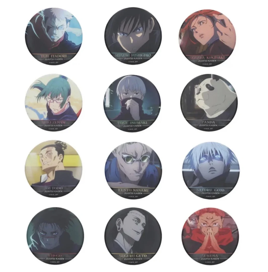 咒术回战五弹浮雕 吧唧 徽章日谷 盲盒