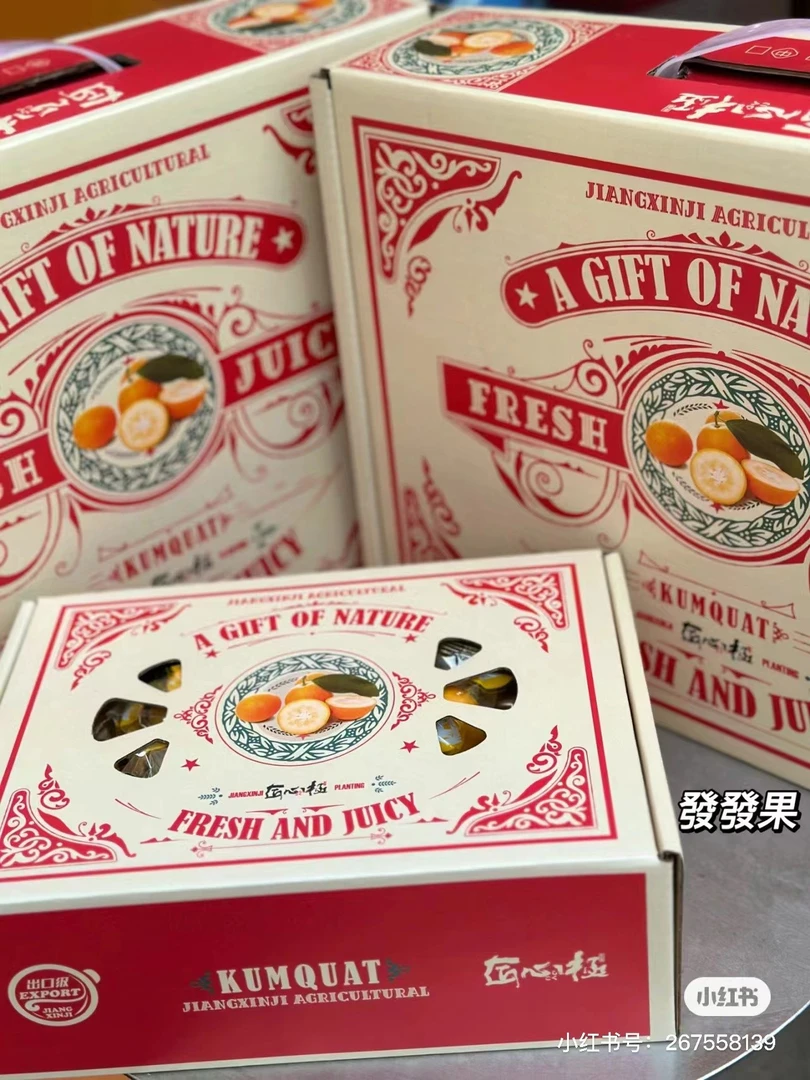匠心级脆蜜金桔一箱两盒装