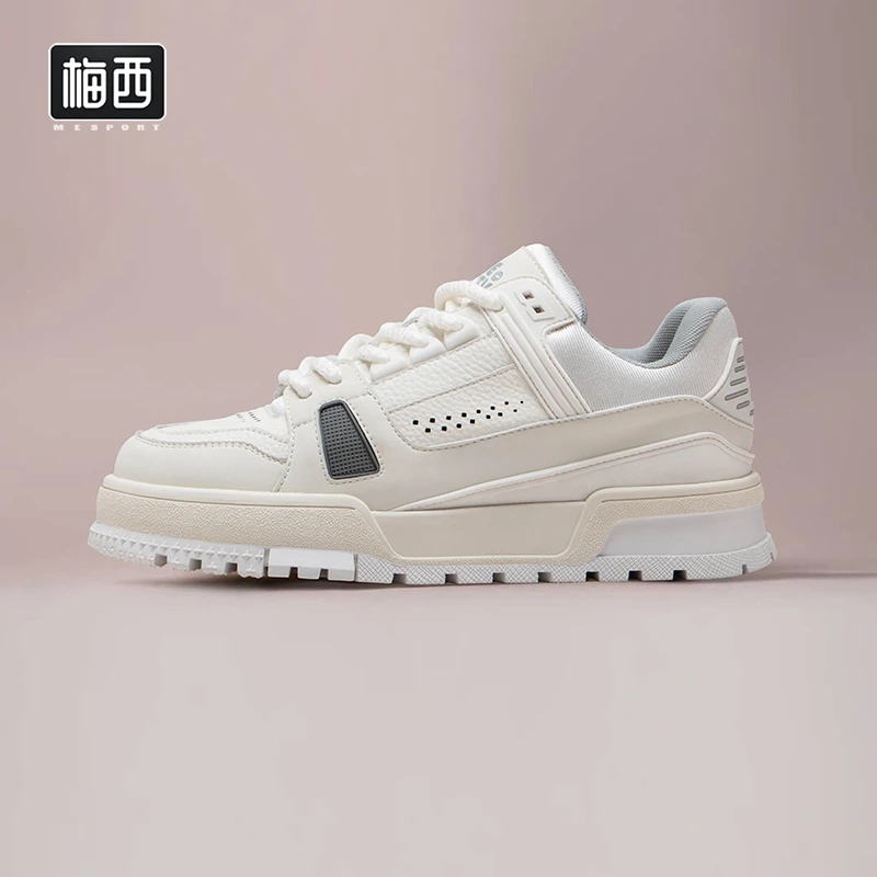 【梅西】帕米尔板鞋男春季新款小白鞋男休闲鞋潮流百搭运动鞋潮鞋