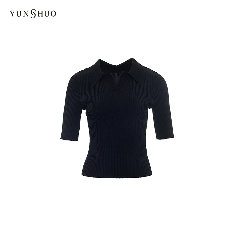 YUNSHUO允硕时尚百搭休闲套头毛衫 736099