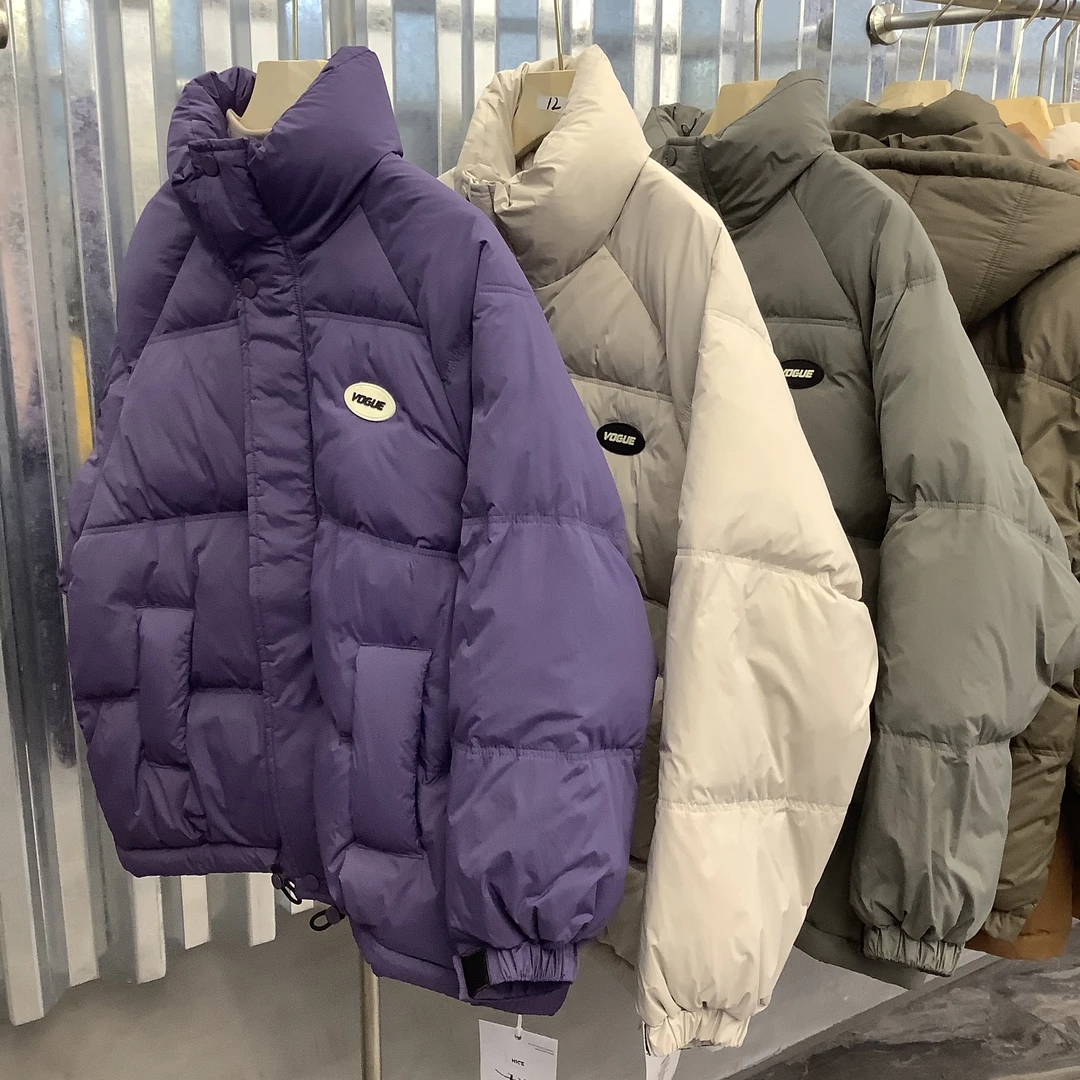 2024冬季中大童立领无帽休闲时尚羽绒服D077