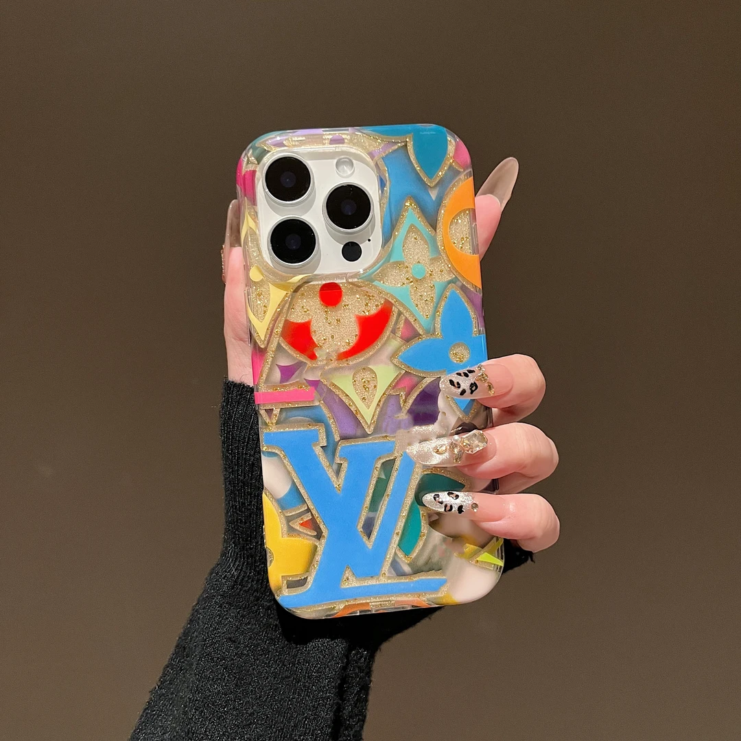 高级感闪粉新款适用iPhone16ProMax手机壳防摔14全包网红苹果15硬