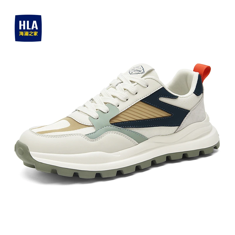 HLA/海澜之家跑步鞋男秋冬新款减震网面轻便跑鞋轻便休闲运动鞋子