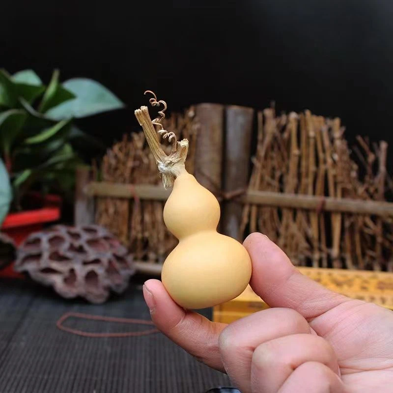 天然小葫芦手把件盘玩葫芦文玩带龙头优选小葫芦天然专用福禄葫芦