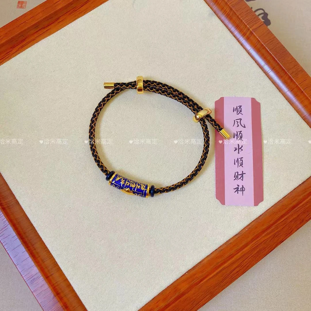 QIAMI AC 洽米高定【藏式莲花手绳】新国潮复古时尚百搭款