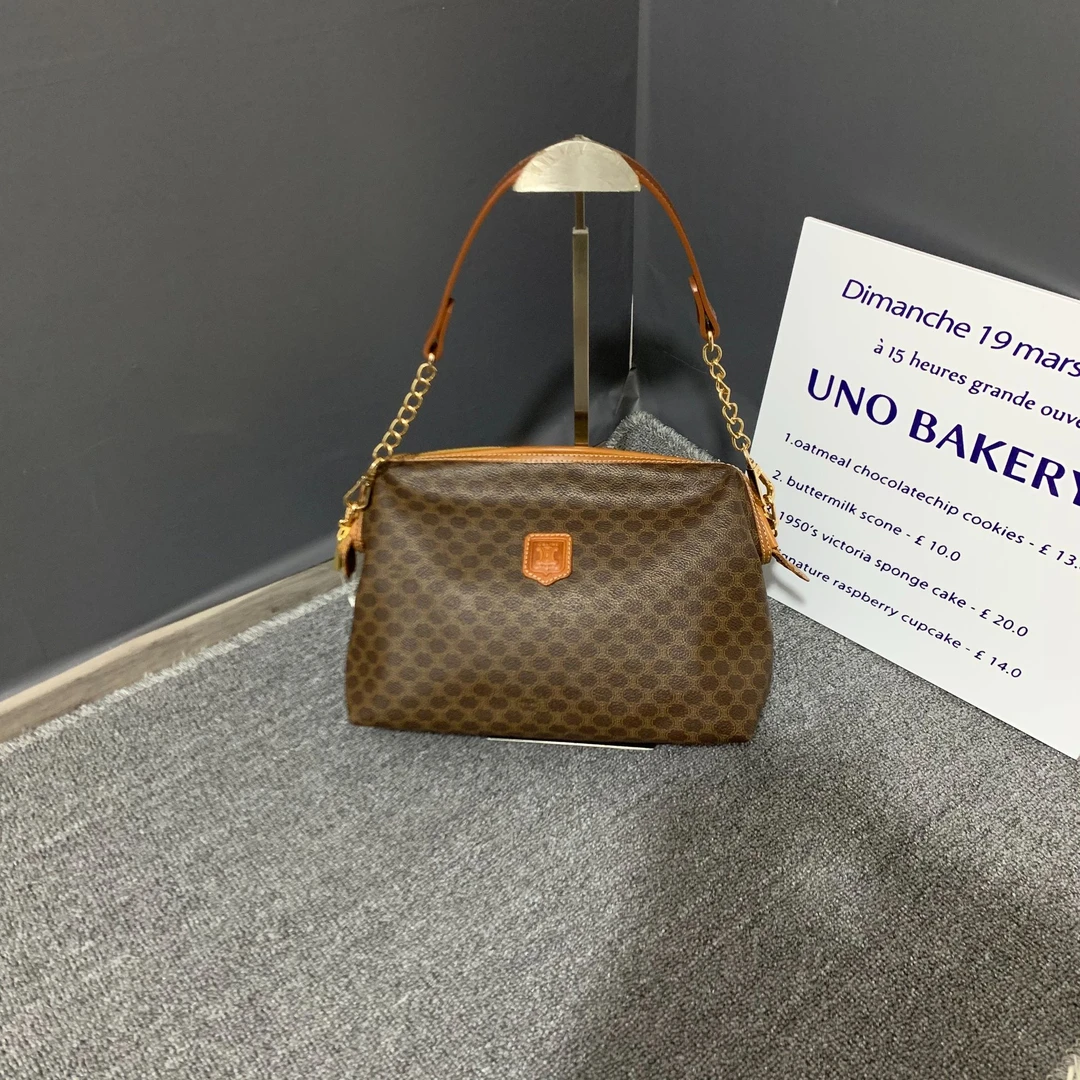95新 Celine/思琳 小怡中古/Celine/思琳老花手拿包/斜挎包