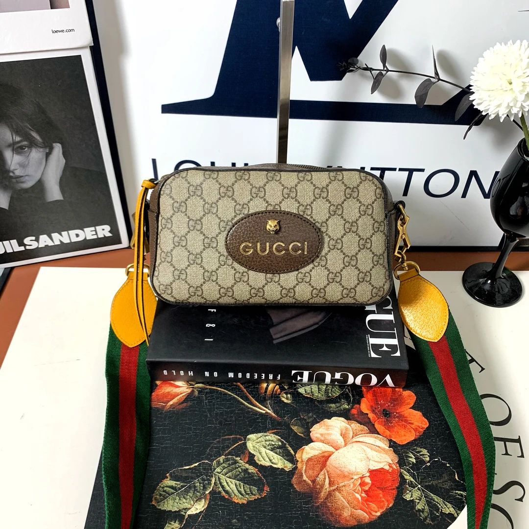 95新 GUCCI/古驰 小怡中古/GUCCI单肩包/古驰虎头斜挎包