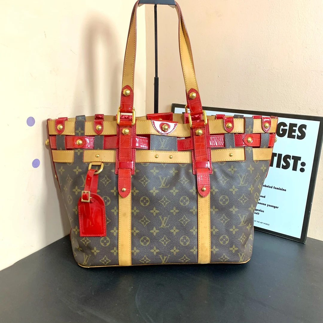 95新 LouisVuitton/路易威登 小怡中古//路易威登托特包