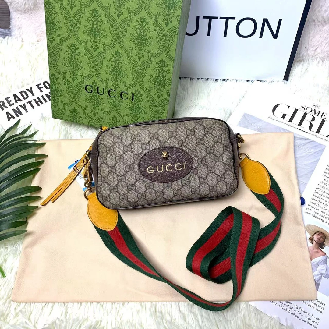 95新 GUCCI/古驰 小怡中古/ GUCCI单肩包/古驰虎头包/斜跨包