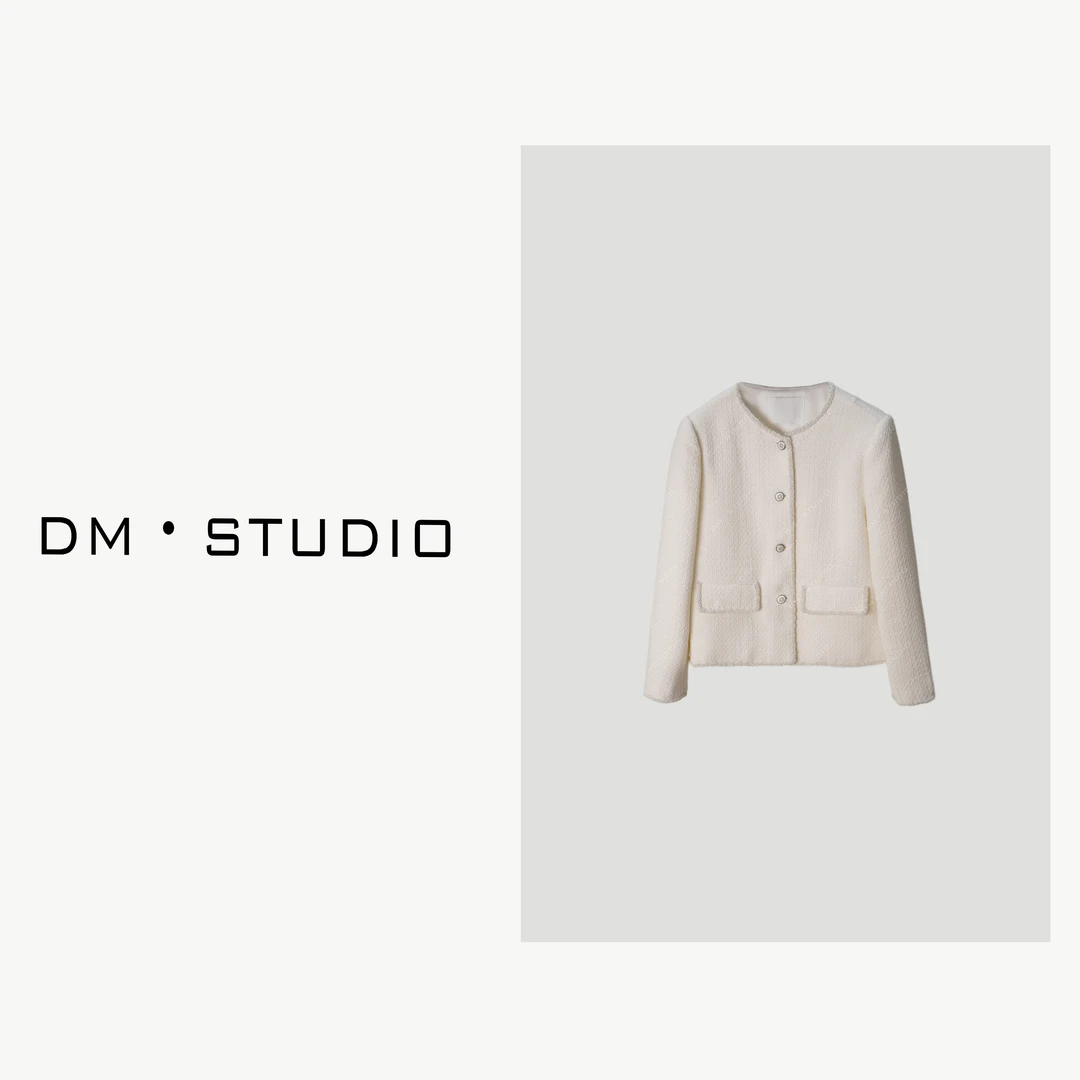 -DM•STUDIO/（含羊毛）气质轻奢法式高级感百搭小香外套（101）