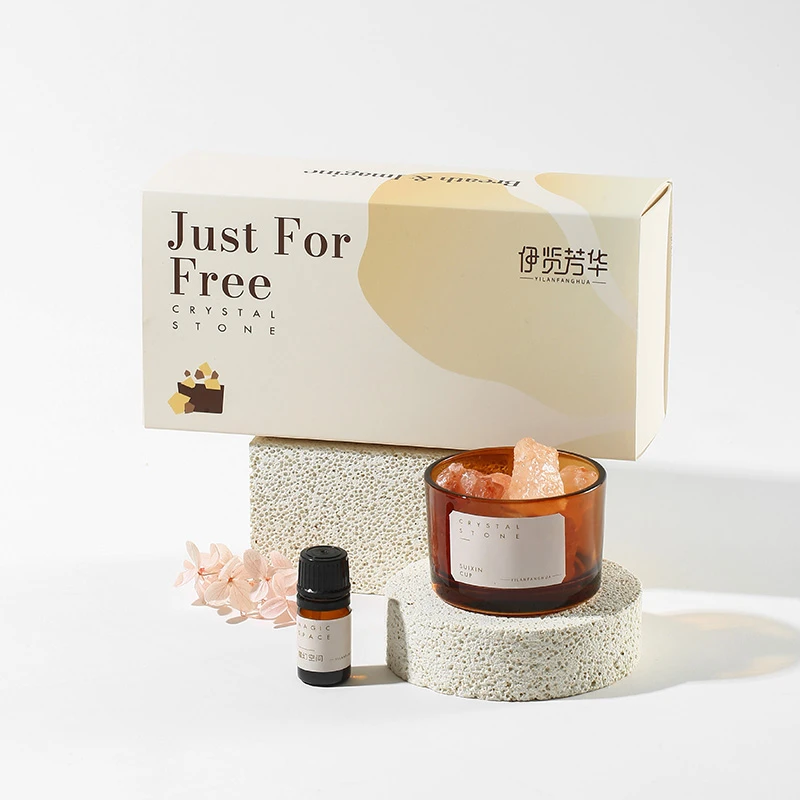 伊览芳华魔幻晶石香薰礼盒卧室精油香氛持久扩香石家居摆件6668