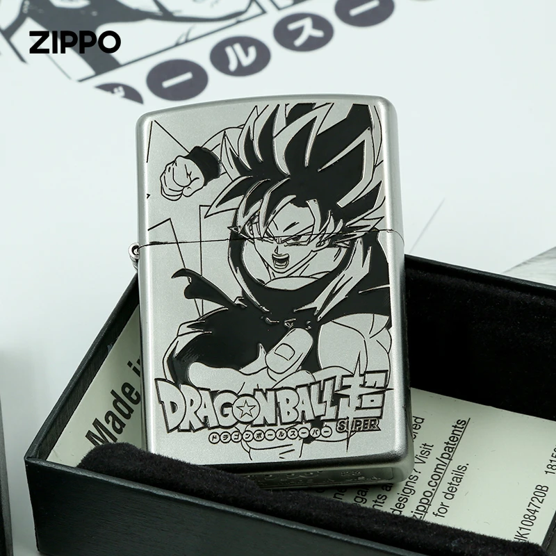 ZIPPO打火机蚀刻珐琅填色七龙珠正版防风煤油男士送礼物DY9901US